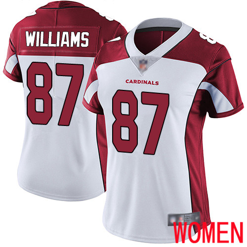 Arizona Cardinals Limited White Women Maxx Williams Road Jersey NFL Football #87 Vapor Untouchable->youth nfl jersey->Youth Jersey